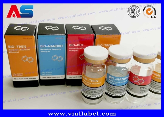 Label Mencetak 10ml Vial Kotak Untuk Farmasi CBD Minyak Esensial Minyak E-Liquid