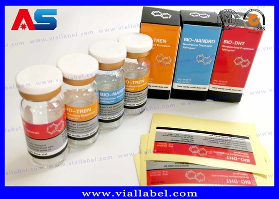 Label Mencetak 10ml Vial Kotak Untuk Farmasi CBD Minyak Esensial Minyak E-Liquid