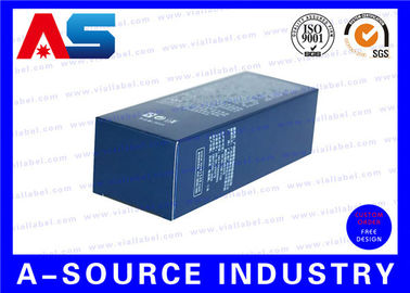 10 ml Vial Storage Box Matt Finish Cardboard Paper Blue WITH UV Spot Braille Box kotak kardus putih