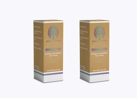 1ml / 2ml / 10ml / 30ml Logo Disesuaikan Label Semaglutide Dan Kotak Dalam Percetakan Warna Disesuaikan