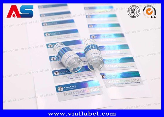 Disesuaikan Perekat Botol Sticker 2ml Ampul Sticker peptides Harga Murah