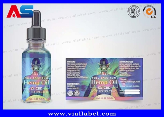 Pro CBD Paket Kotak Dan Label DNA Oil Dropper Botol Label Dan Kotak Printing Factory