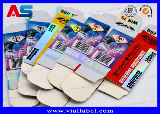Kotak Vial 10ml yang disesuaikan dengan Holographic Printing dan Matt Varnish Finish