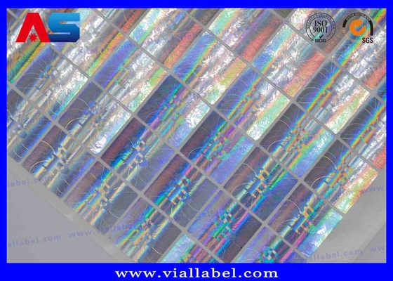 Scratch Off Custom Holographic Sticker 10-40mm Perak / Emas / Hijau / Biru