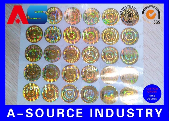 Desain Void Custom Holographic Sticker Untuk Kemasan Farmasi Perekat Kuat