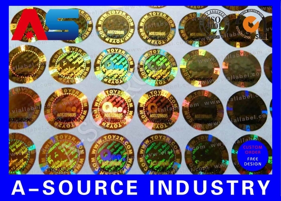 Desain Void Custom Holographic Sticker Untuk Kemasan Farmasi Perekat Kuat