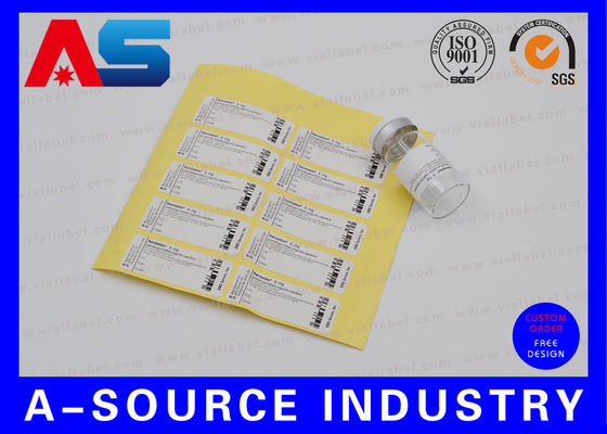 Stiker Kertas Anti-Palsu Perekat 2ml Untuk Botol Suntikan Air Steril Soma-tropin DNA Origin