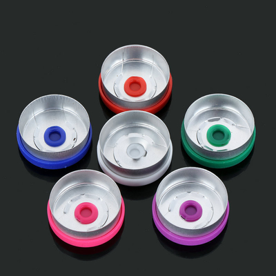 Botol kaca 13 / 20 / 26 / 28 / 32 Plastik Flip Off Caps / Plastik Aluminium Caps Glossy