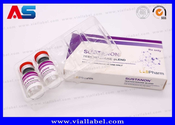 Kemasan Blister Plastik Disesuaikan untuk Injeksi Farmasi 10ml Box Mock Up Service Tersedia