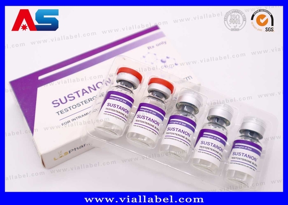 Kemasan Blister Plastik Disesuaikan untuk Injeksi Farmasi 10ml Box Mock Up Service Tersedia