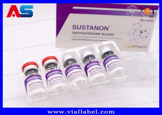Kemasan Blister Plastik Disesuaikan untuk Injeksi Farmasi 10ml Box Mock Up Service Tersedia