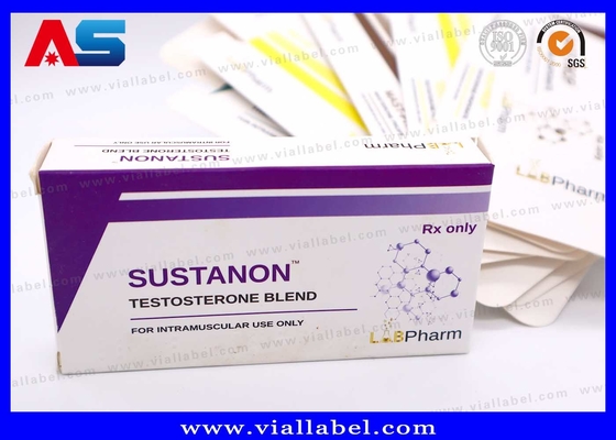 Premium UV Matte & Embossed Paper Box untuk 2x2ml Semaglutide Vials   High-End Peptide Packaging Solution