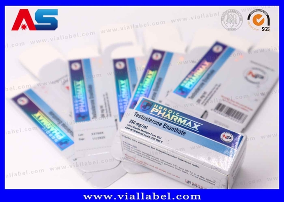 Luxury Laser & Embossed Paper Box untuk 10ml Test Enan Vials