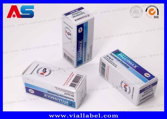 Luxury Laser & Embossed Paper Box untuk 10ml Test Enan Vials
