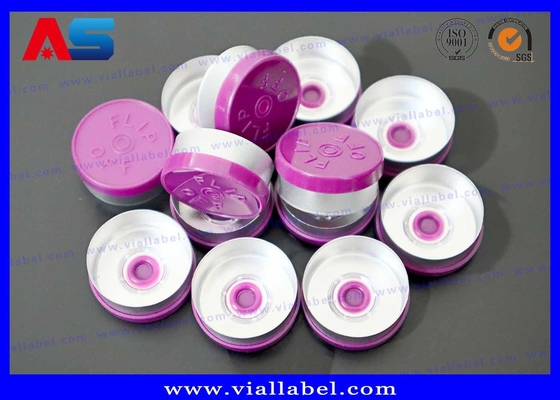 Tutup Vial Aluminium-Plastik 20mm yang dapat disesuaikan Multi-Color Eco-Friendly Full-Tear dan Partial-Tear Options