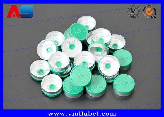Tutup Vial Aluminium-Plastik 20mm yang dapat disesuaikan Multi-Color Eco-Friendly Full-Tear dan Partial-Tear Options