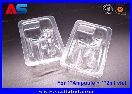 Clear PET Blister Tray ¢ Dual-Chamber Secure Packaging for 1ml Ampoule & 2ml Vial∙ ISO-Certified, 12+ Years Export Expertise