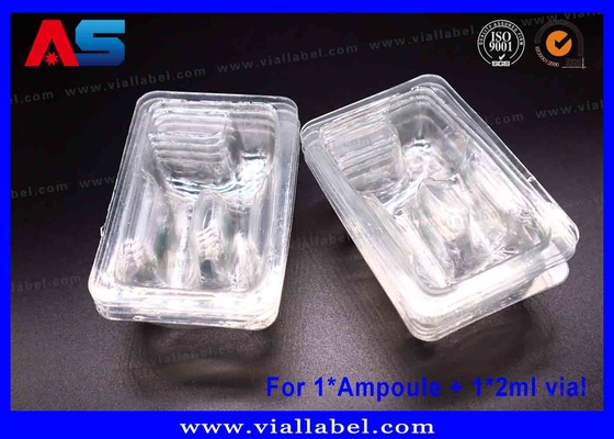 Clear PET Blister Tray ¢ Dual-Chamber Secure Packaging for 1ml Ampoule & 2ml Vial∙ ISO-Certified, 12+ Years Export Expertise