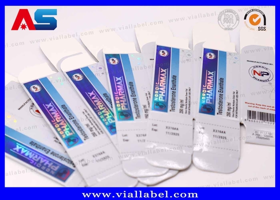 Holographic 10ml Vial Box dengan Daftar PET Daur Ulang
