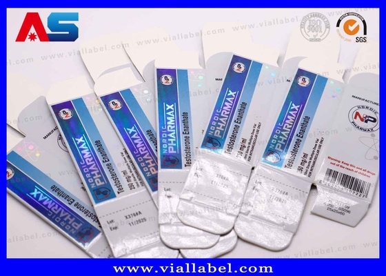 Holographic 10ml Vial Box dengan Daftar PET Daur Ulang
