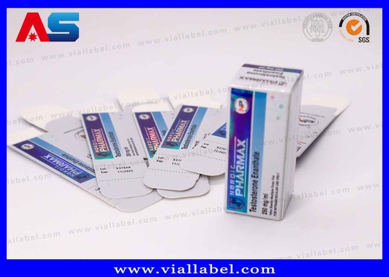 Holographic 10ml Vial Box dengan Daftar PET Daur Ulang