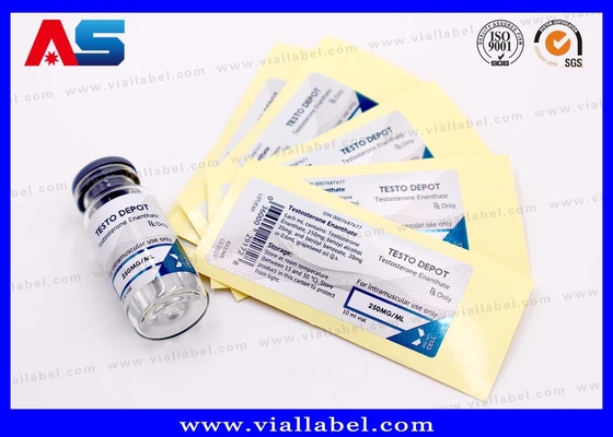 Label Vial Premium yang kuat untuk penggunaan medis dan laboratorium 2ml / 10ml