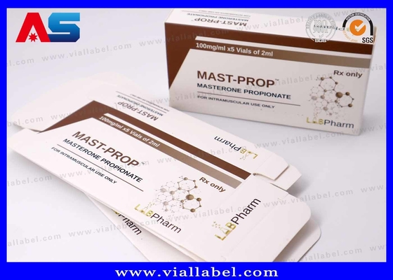 Custom Peptide Storage Box untuk 2x2ml Vial, Premium Peptide Packaging Box Percetakan Disesuaikan