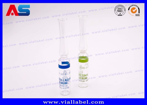 Ampul 1 ml premium. Custom Printed. Farmasi & Kosmetik Grade.