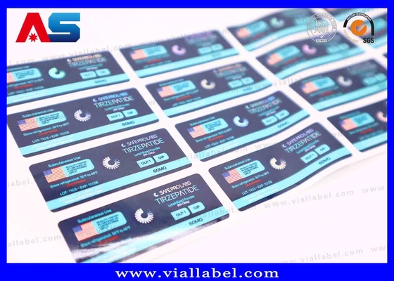 Label botol kecil yang kuat dan tahan air untuk label permanen