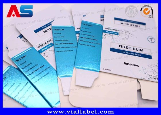 Mix Order Semaglutide 2mg Paper Box High Quality Metallic Colors with Door To Door Service