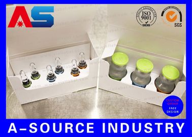 Percetakan Hologram Khusus 2ml Vial Storage Box Of Peptides BPC dengan 10 x 2ml plastik tray