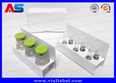 300g Kothak Botol Kertas Kemasan Untuk 2ml Peptida Kaca Vial kemasan obat kotak