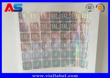 Matrix Laser Custom Holographic Stickers Vinyl Hologram Void Untuk Vial Storage Box 3d laser hologram