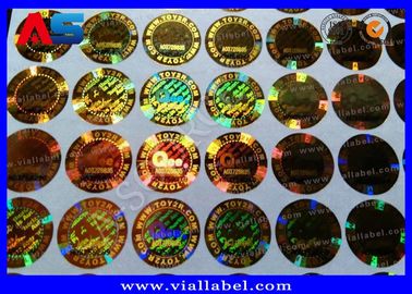 Anti-palsu Keamanan Hologram Sticker Untuk 10ml Vial Label Kotak 3d Hologram Sticker