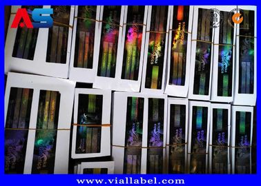 Binaraga Enanthate Peptida Farmasi Label Botol RX Laser Hologram Paket Label Vial Rumput