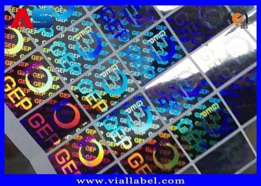 Custom Holographic Sticker, Anti False 3D Hologram Sticker Mencetak stiker kosong