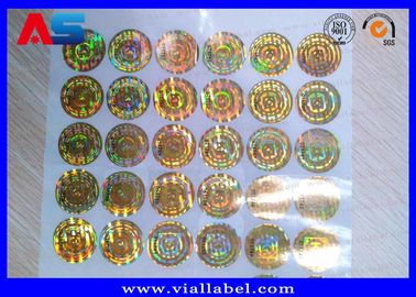 Anti Fake Hologram Security Stickers , Printing 3d Hologram Security Labels Tamper Proof
