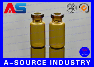 Aluminium Merah 20mm Flip Off Cap Kimia Farmasi Aluminium Botol Caps diterima dibuat khusus