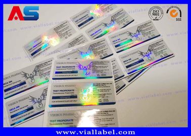 Disesuaikan 10ml Vial Box Holographic / Kotak Penyimpanan Kemasan Medis Kecil Untuk Minyak