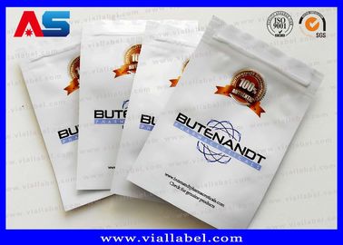 Ukuran Custom Tas Foil Aluminium halus / Kantong Zip - Kunci Untuk Farmasi Peptida Pil Oral