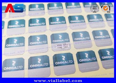 Custom Scratch Off Security Code Sticker Untuk Farmasi Square 2Cm Anti Fake Tujuan tidak valid stiker