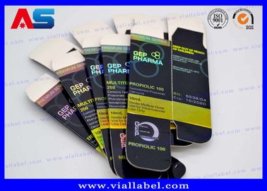Holographic Glossy Printing 10ml Vial Box Printer Custom Design 10ml botol kotak kertas