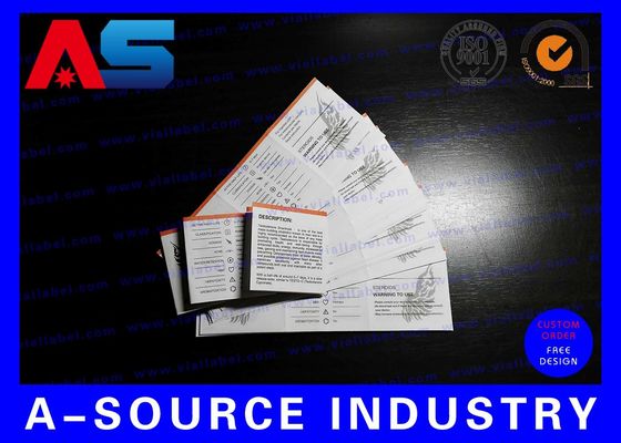 Percetakan Flyer Kertas Farmasi Untuk Peptida Bentuk Badan Pencetakan Lembar Instruksi Minyak