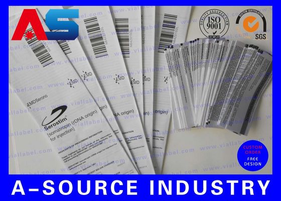 CMYK Obat Flypaper Deskripsi Kertas Kustom Leaflet Printing 135mm Lebar 45mm Panjang