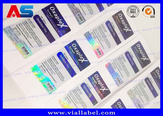 Laser Hologram Resep CMYK Pill Label Botol Sticker Untuk botol / tas
