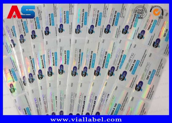 Label Botol Peptide Laser Hologram