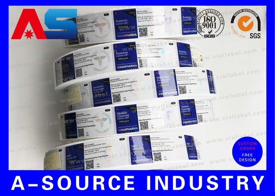 Custom Product Labels Printing For Clear Sterile Injection Vials