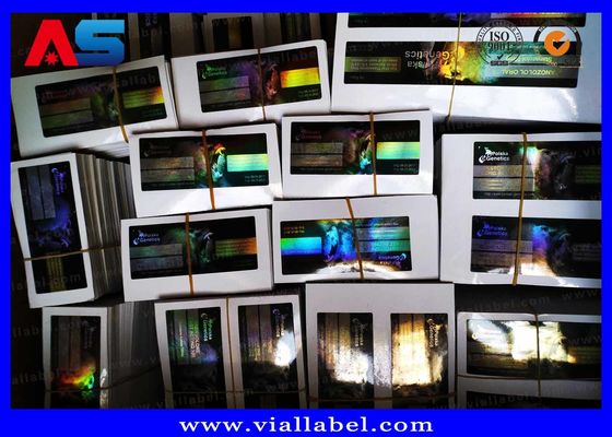 Label Vial Custom Printing Glass 10ml Vial Label Custom Holographic Label Untuk Botol