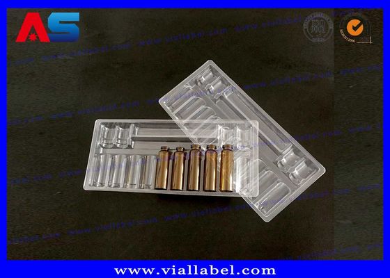 Farmasi Plastik Blister Kemasan Untuk Botol Kaca Peptide 3pcs 2ml Botol / 10ml 2ml + 10ml