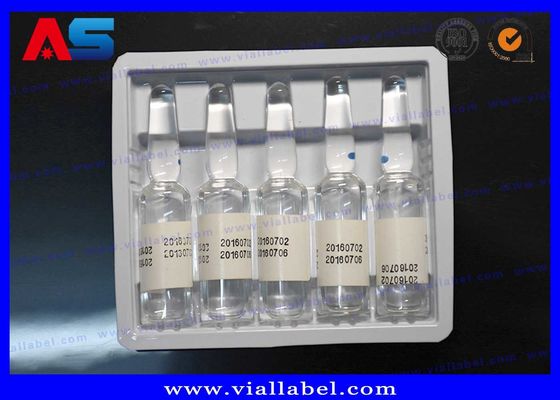 Minyak Ampul 1ml Plastik Blister Kemasan PVC / PET Bahan Putih Warna khusus dibuat nampan plastik